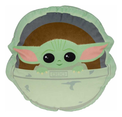 Almofada Baby Yoda Na Nave | Star Wars | The Mandalorian